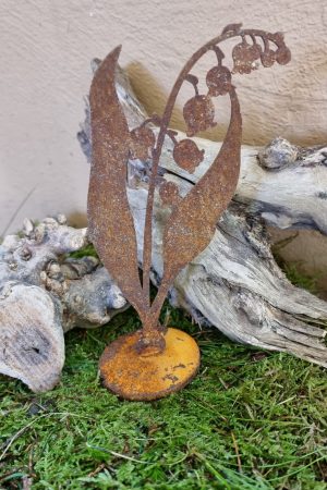 Rostdeko Osterdeko Frühlingsdeko Tischdeko Frühlingsblüher Metalldeko Dekoidee im Mrs Greenery Shop bestellen kaufen