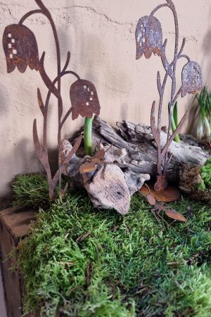 Rostdeko Osterdeko Frühlingsdeko Tischdeko Frühlingsblüher Ameise Käfer Insekten Metalldeko Dekoidee im Mrs Greenery Shop bestellen kaufen