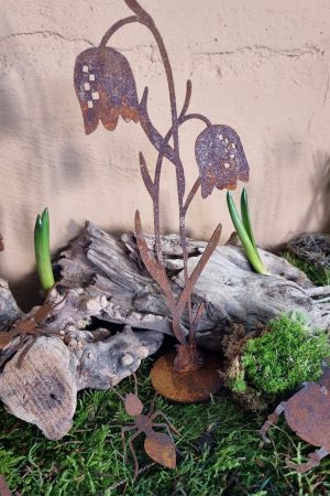 Rostdeko Osterdeko Frühlingsdeko Tischdeko Frühlingsblüher Ameise Käfer Insekten Metalldeko Dekoidee im Mrs Greenery Shop bestellen kaufen