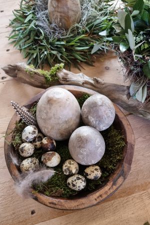 Holz-Ei Osterei Osterdeko Naturdeko Ostern Holzei Holzdeko im Mrs Greenery Shop bestellen kaufen