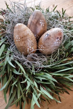 Holz-Ei Osterei Osterdeko Naturdeko Ostern Holzei Holzdeko im Mrs Greenery Shop bestellen kaufen