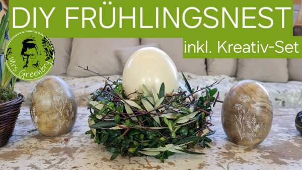 Kreativ-Set Frühlingsnest 30cm – Bild 6