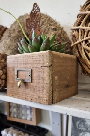 Dekokiste Holzdeko Pflanztopf Deko Tischdeko Dekoidee im Mrs Greenery Shop bestellen kaufen