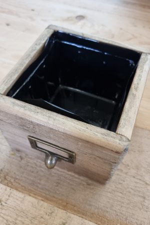 Dekokiste Holzdeko Pflanztopf Deko Tischdeko Dekoidee im Mrs Greenery Shop bestellen kaufen
