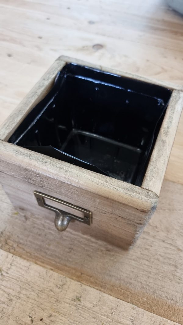 Dekokiste Holzdeko Pflanztopf Deko Tischdeko Dekoidee im Mrs Greenery Shop bestellen kaufen