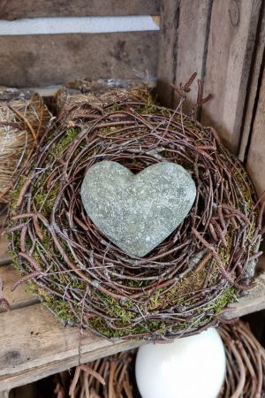 Herz Steinherz Steindeko Dekoidee im Mrs Greenery Shop bestellen kaufen
