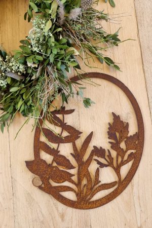 Rostdeko Metalldeko Wanddeko Dekoidee im Mrs Greenery Shop bestellen kaufen
