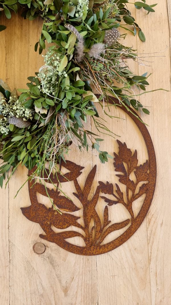 Rostdeko Metalldeko Wanddeko Dekoidee im Mrs Greenery Shop bestellen kaufen