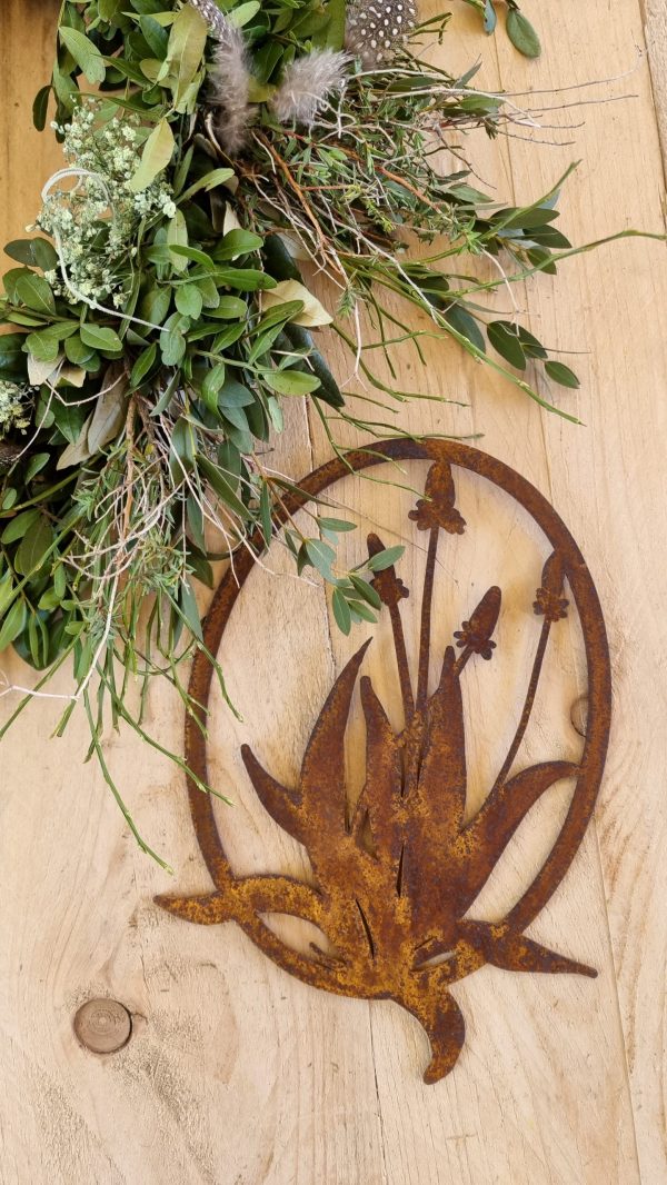 Rostdeko Metalldeko Wanddeko Dekoidee im Mrs Greenery Shop bestellen kaufen