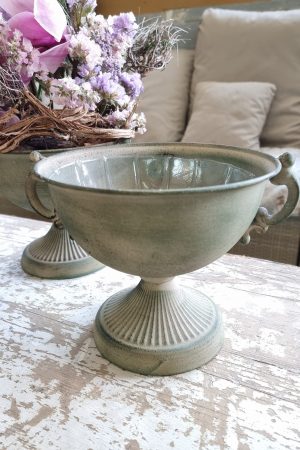 Metallpokal Pokal Pflanztopf Deko Schale Pflanztopf Tischdeko Dekoidee im Mrs Greenery Shop bestellen kaufen