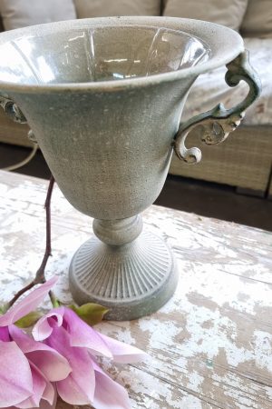 Metallpokal Pokal Pflanztopf Deko Schale Pflanztopf Tischdeko Dekoidee im Mrs Greenery Shop bestellen kaufen