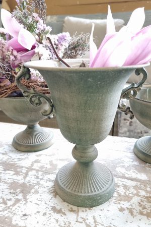 Metallpokal Pokal Pflanztopf Deko Schale Pflanztopf Tischdeko Dekoidee im Mrs Greenery Shop bestellen kaufen