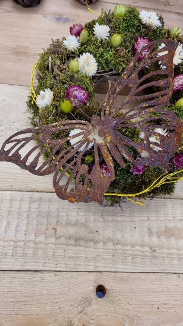 rostdeko rost metalldeko libelle schmetterling biene deko im mrs greenery shop bestellen kaufen