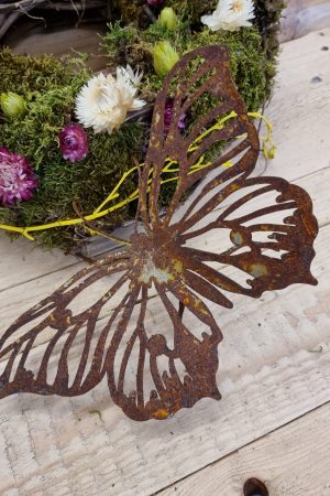 rostdeko rost metalldeko libelle schmetterling biene deko im mrs greenery shop bestellen kaufen