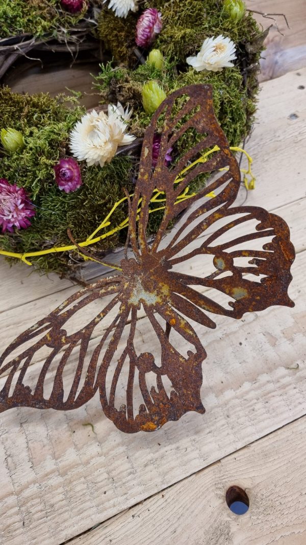 rostdeko rost metalldeko libelle schmetterling biene deko im mrs greenery shop bestellen kaufen
