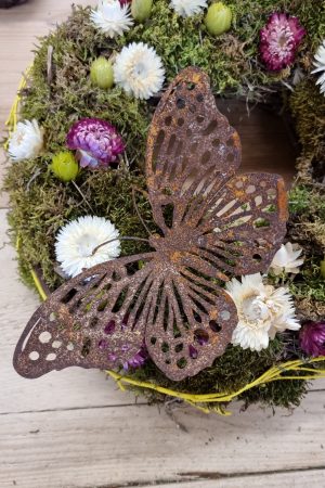 rostdeko rost metalldeko libelle schmetterling biene deko im mrs greenery shop bestellen kaufen