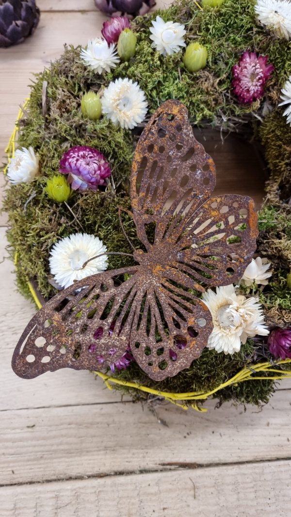 rostdeko rost metalldeko libelle schmetterling biene deko im mrs greenery shop bestellen kaufen