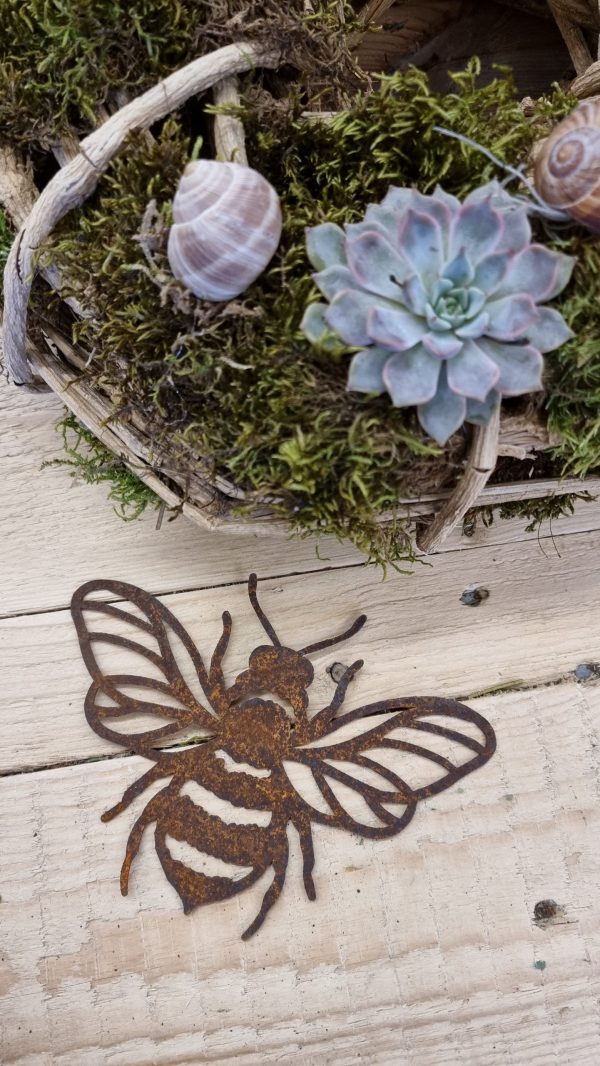 rostdeko rost metalldeko libelle schmetterling biene deko im mrs greenery shop bestellen kaufen