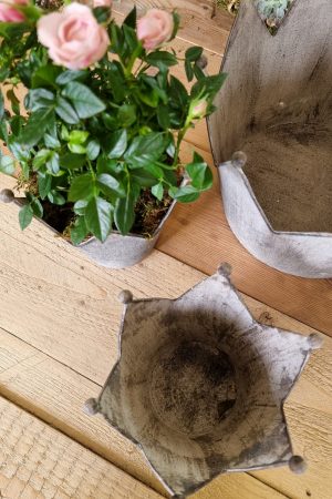krone metallkrone dekokrone übertopf handarbeit im mrs greenery shop bestellen kaufen