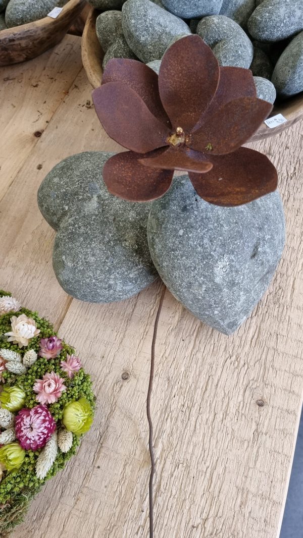 rostblume blume metallblume rostig metalldeko blüte rostblüte dekoblüte metall rost im mrs greenery shop bestellen kaufen