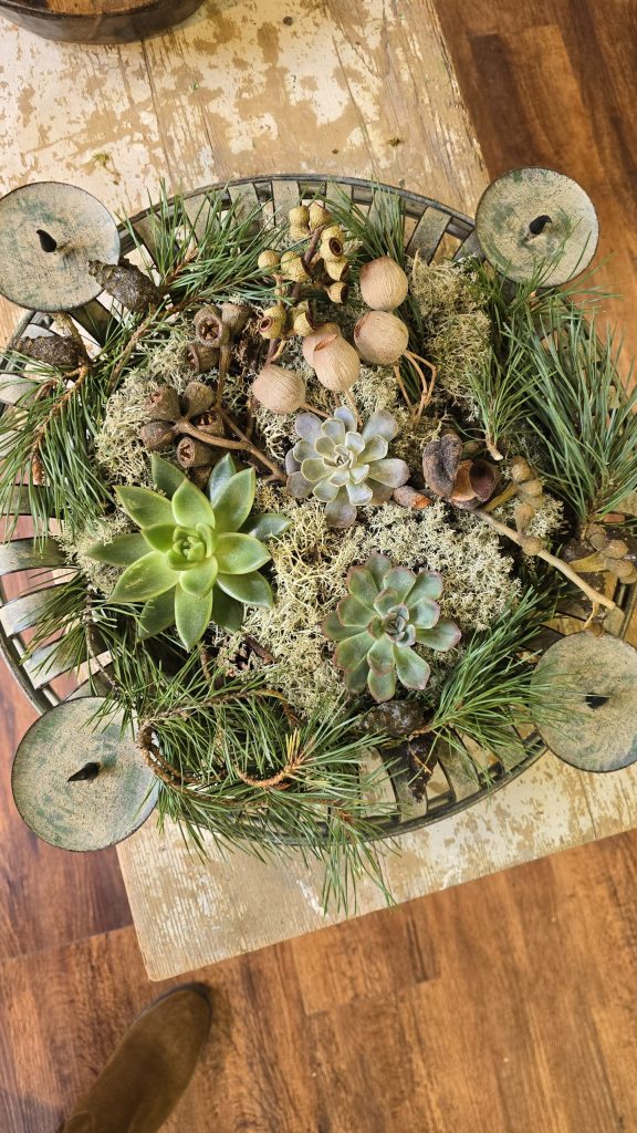 Adventskranz Adventsdeko Adventsschale Adventstablett Adventsschale Mrs Greenery kaufen bestellen Shop