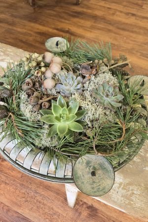 Adventskranz Adventsdeko Adventsschale Adventstablett Adventsschale Mrs Greenery kaufen bestellen Shop