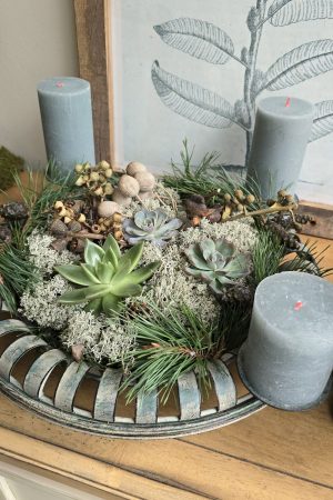 Adventskranz Adventsdeko Adventsschale Adventstablett Adventsschale Mrs Greenery kaufen bestellen Shop