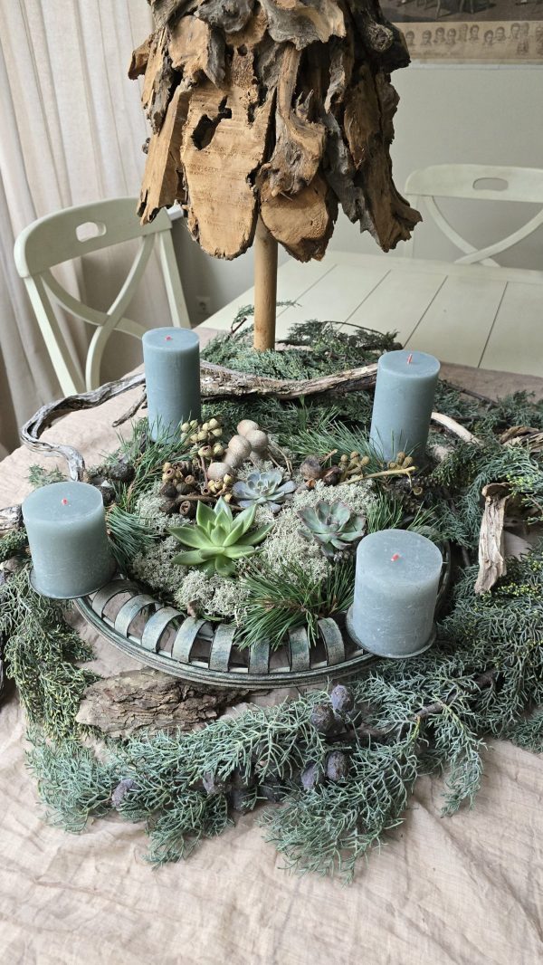 Adventskranz Adventsdeko Adventsschale Adventstablett Adventsschale Mrs Greenery kaufen bestellen Shop