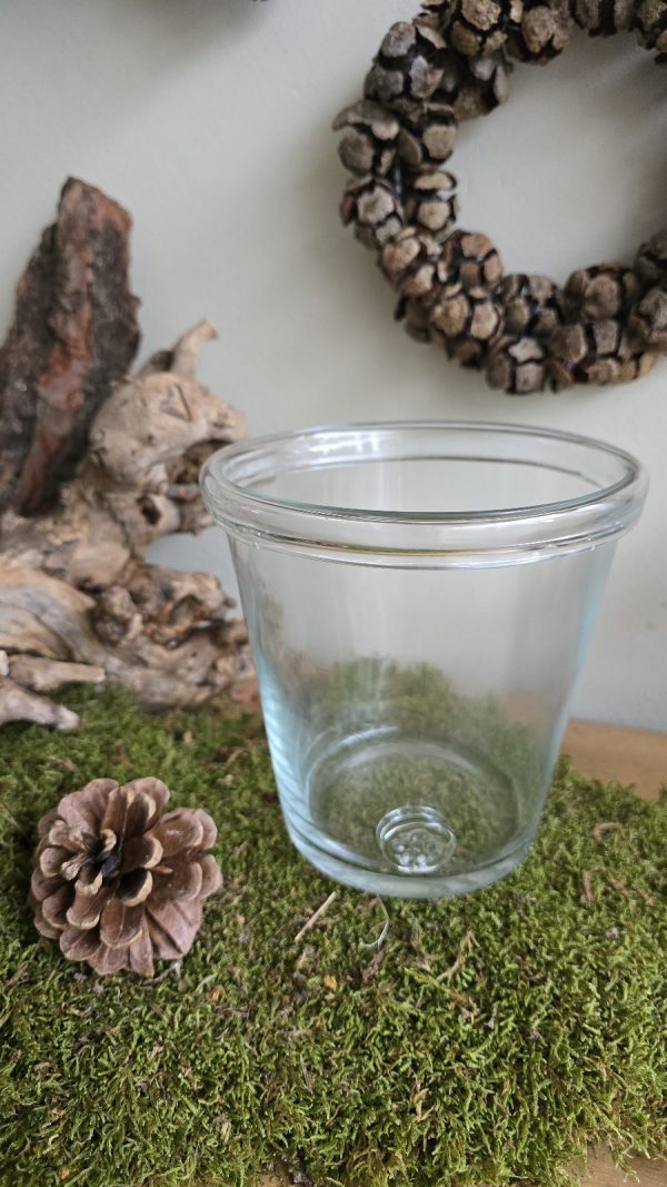 Glas Windlicht Kranz Kranzlicht Kranzdeko Kerzenglas Dekoglas im Mrs Greenery Shop bestellen kaufen