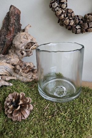 Glas Windlicht Kranz Kranzlicht Kranzdeko Kerzenglas Dekoglas im Mrs Greenery Shop bestellen kaufen