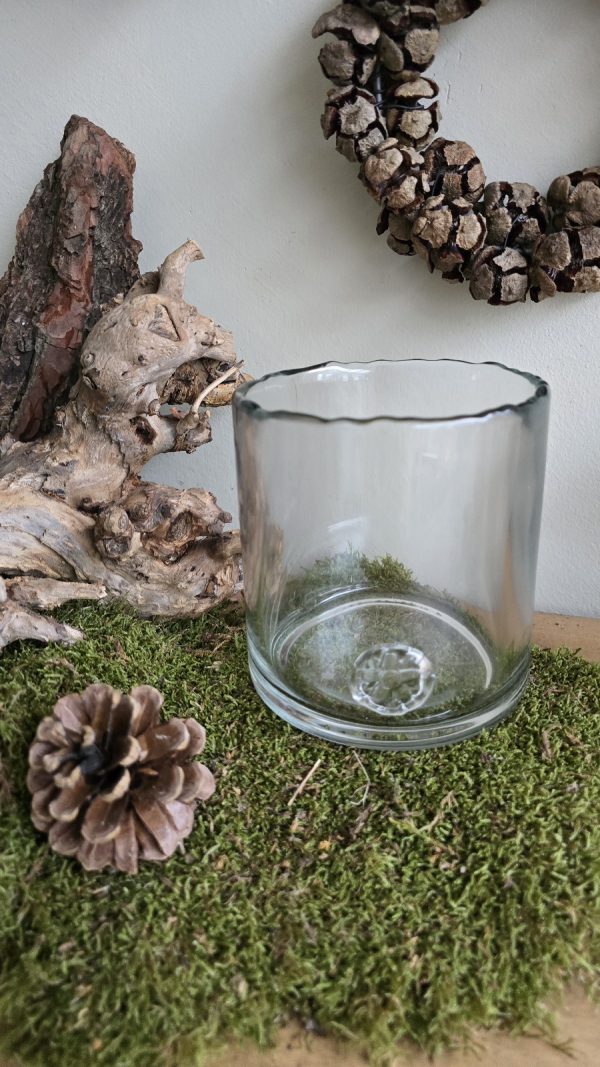 Glas Windlicht Kranz Kranzlicht Kranzdeko Kerzenglas Dekoglas im Mrs Greenery Shop bestellen kaufen