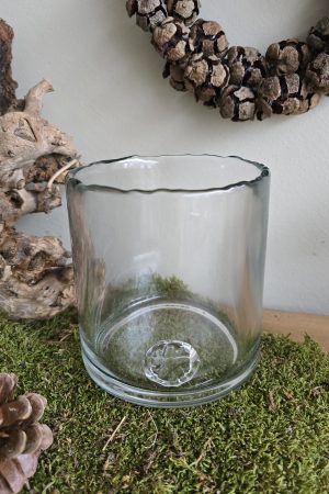 Glas Windlicht Kranz Kranzlicht Kranzdeko Kerzenglas Dekoglas im Mrs Greenery Shop bestellen kaufen