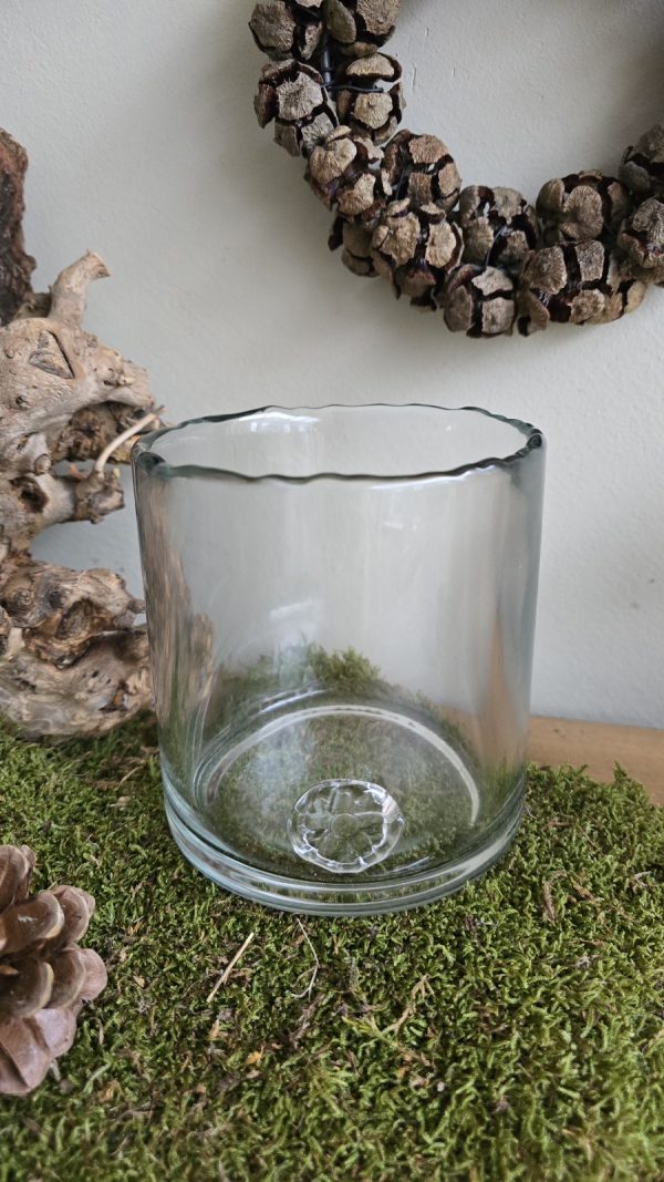 Glas Windlicht Kranz Kranzlicht Kranzdeko Kerzenglas Dekoglas im Mrs Greenery Shop bestellen kaufen