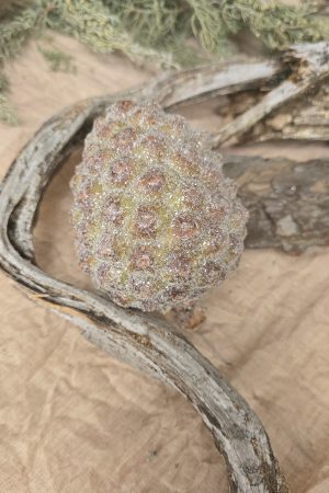 Pinienzapfen frisch glitzer weihnachtsdeko deko zapfendeko naturdeko mrs greenery shop bestellen kaufen