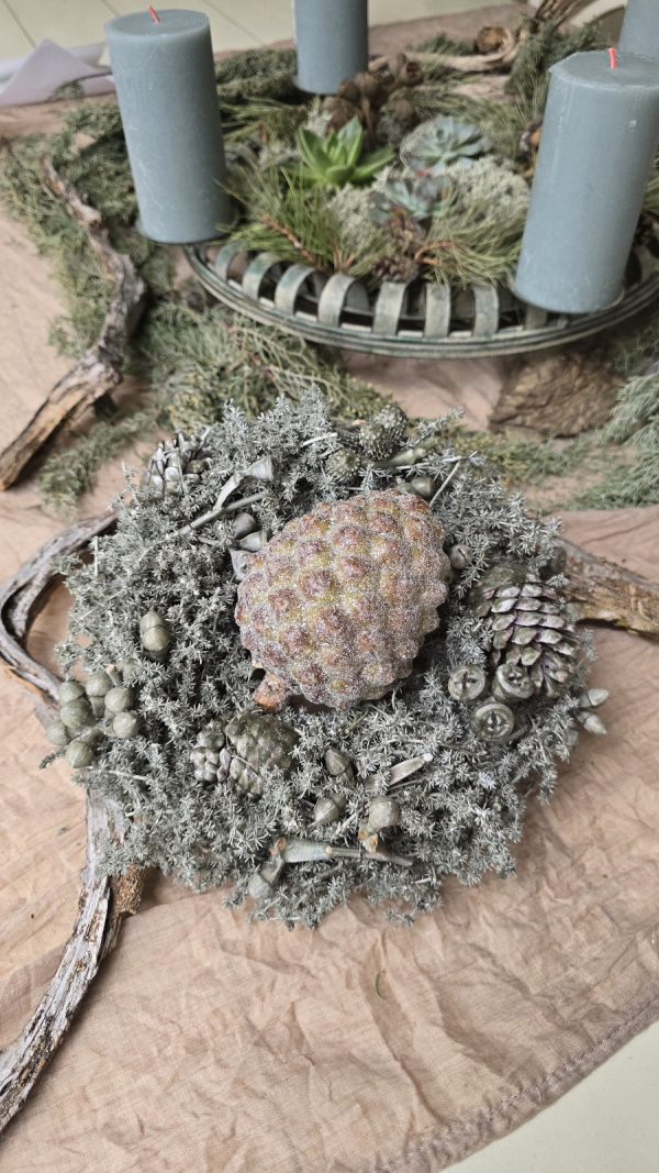 kranz Kränze gewachst wachskranz winterkranz weihnachtskranz mrs greenery shop bestellen kaufen