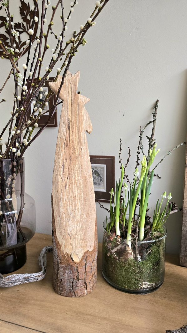 holz-hahn hahn holzdeko fruehlingsdeko osterdeko deko dekoidee mrs greenery shop bestellen kaufen