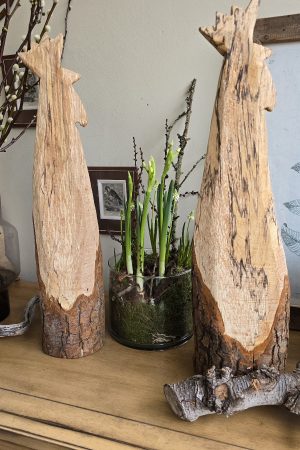 holz-hahn hahn holzdeko fruehlingsdeko osterdeko deko dekoidee mrs greenery shop bestellen kaufen
