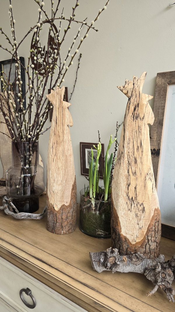 holz-hahn hahn holzdeko fruehlingsdeko osterdeko deko dekoidee mrs greenery shop bestellen kaufen