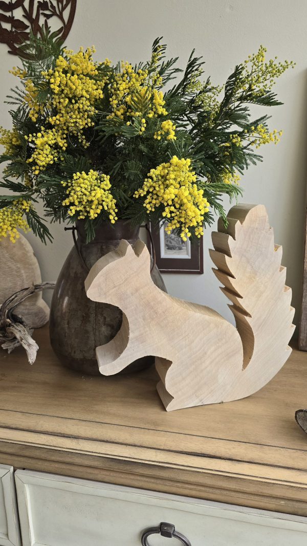 eichhörnchen holzdeko fruehlingsdeko herbstdeko osterdeko deko dekoidee mrs greenery shop bestellen kaufen
