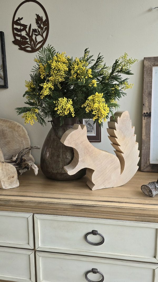 eichhörnchen holzdeko fruehlingsdeko herbstdeko osterdeko deko dekoidee mrs greenery shop bestellen kaufen