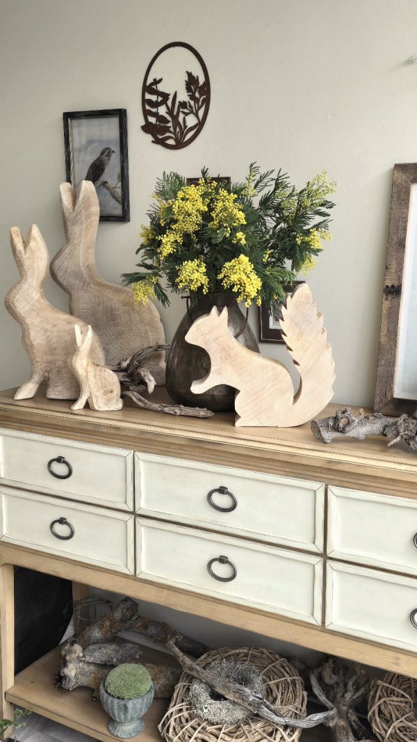 eichhörnchen holzdeko fruehlingsdeko herbstdeko osterdeko deko dekoidee mrs greenery shop bestellen kaufen