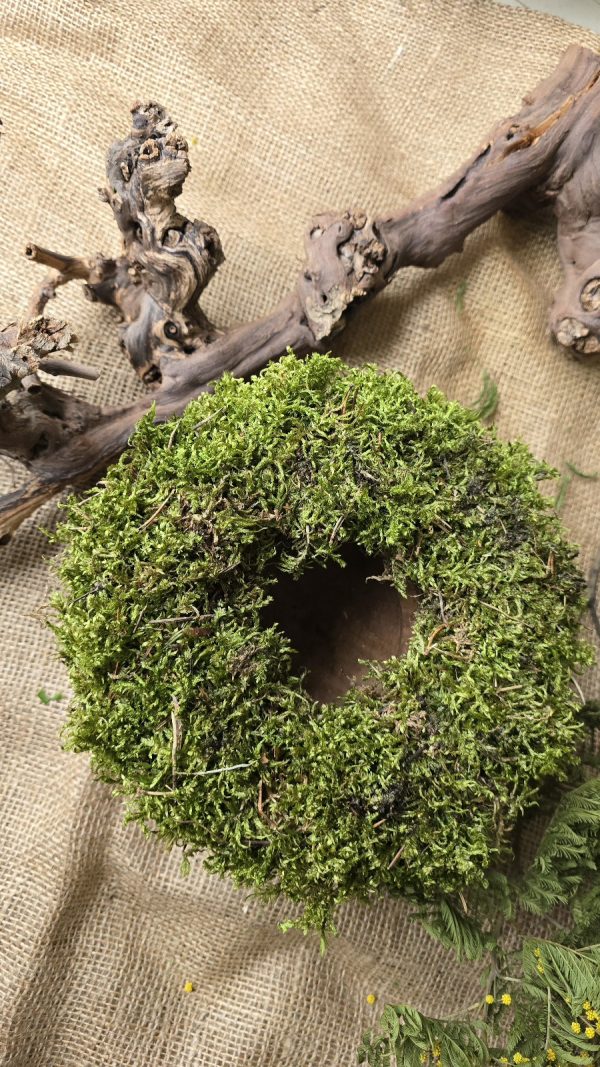 Mooskranz frisch gebunden Kranz Kränze Moos im Mrs Greenery Shop bestellen kaufen