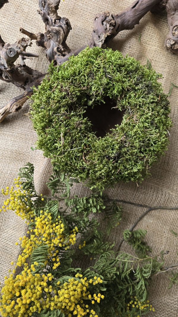 Mooskranz frisch gebunden Kranz Kränze Moos im Mrs Greenery Shop bestellen kaufen