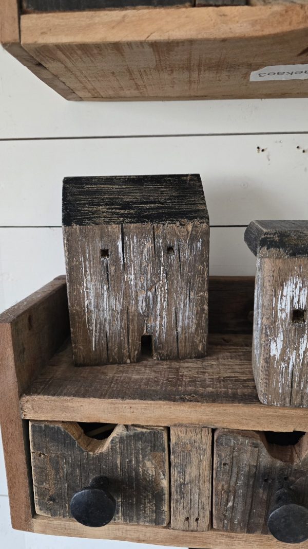 haus häuschen dekohaus holzhaus mini deko natur dekoidee holzdeko naturdeko im Mrs Greenery Shop bestellen kaufen