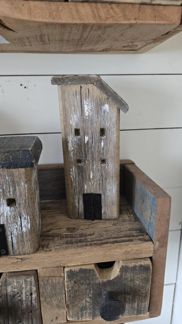 haus häuschen dekohaus holzhaus mini deko natur dekoidee holzdeko naturdeko im Mrs Greenery Shop bestellen kaufen