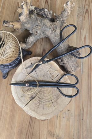 bonsaischere schere lang metall kreativ mrs greenery shop bestellen kaufen schwarz