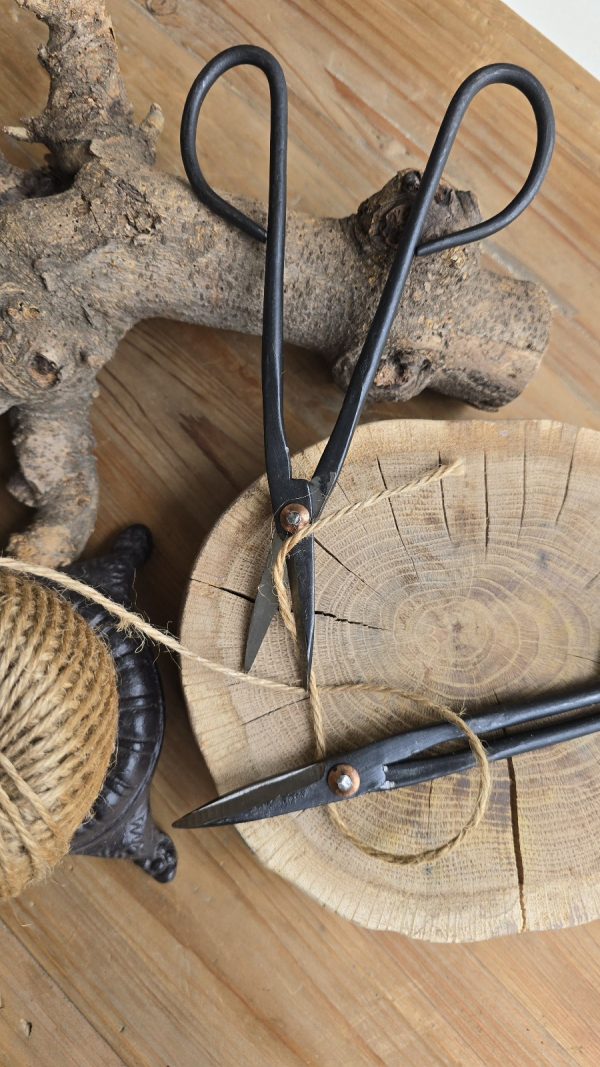 bonsaischere schere lang metall kreativ mrs greenery shop bestellen kaufen schwarz