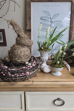 Hase grashase heuhase gras heu Osterhase naturhase dekohase osterdeko deko natur dekoidee holzdeko naturdeko im Mrs Greenery Shop bestellen kaufen