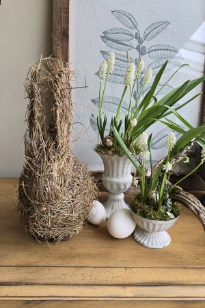 Hase grashase heuhase gras heu Osterhase naturhase dekohase osterdeko deko natur dekoidee holzdeko naturdeko im Mrs Greenery Shop bestellen kaufen