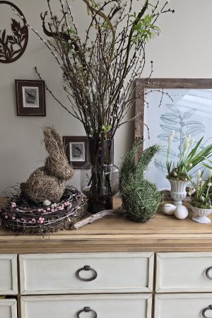 Hase grashase heuhase gras heu Osterhase naturhase dekohase osterdeko deko natur dekoidee holzdeko naturdeko im Mrs Greenery Shop bestellen kaufen